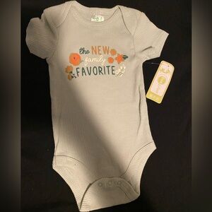 6 months Gray/blue Baby girl Bodysuit